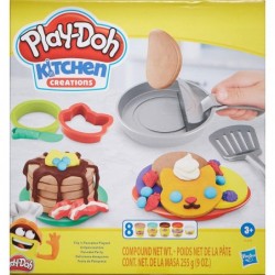 Kitchen Creations Flip 'n Pancakes Playset with 14 Play Kitchen Accessories Preschool Toys Kitchen Toys for 3 Year Old Girls ...