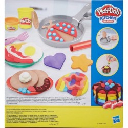 Kitchen Creations Flip 'n Pancakes Playset with 14 Play Kitchen Accessories Preschool Toys Kitchen Toys for 3 Year Old Girls ...