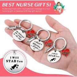 24 Pcs Nurse Party Favors Valentines Day Gifts for Nurses Thank You Nursing Gifts Nurse Keychain with Heart Pendant for Nurse...