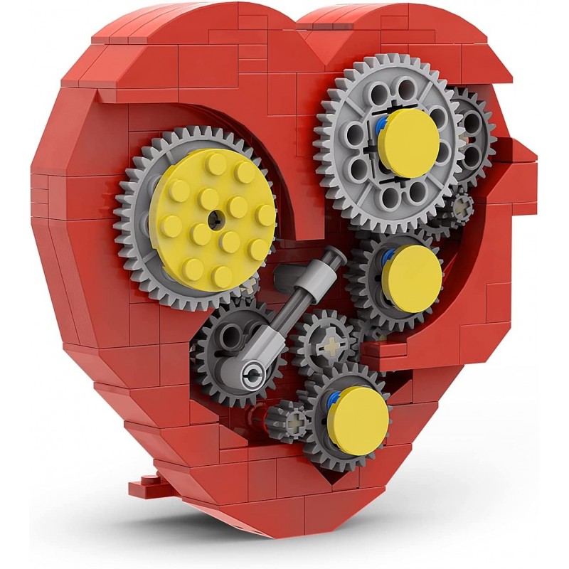 4453 Clockwork Heart Creative Building Kit Model MOC Building Blocks Toy Valentines Day Gifts for Him(182 PCS) $32.64 Toy Bui...