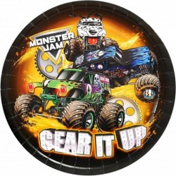 Monster Jam birthday party supplies 48 pack lunch plates $36.95 Kids' Party Tableware