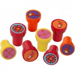 Fireman Party Favor Set - Party Favor Boxes Fireman Stamps Coloring books With Crayons and Fireman Tattoos $38.76 Kids' Party...