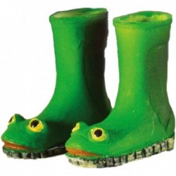 Dollhouse Green Frog Wellington Boots Wellies Miniature Garden Accessory 1:12 $18.63 Dollhouse Accessories