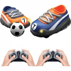 2Pcs 2.4G Remote Control Car RC Football Soccer Shoes Car with LED Lights Battle Game Toys Birthday Gifts for Boys and Girls ...