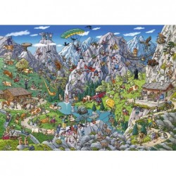 Alpine Fun 1000 Piece Birgit Tanck Jigsaw Puzzle $60.54 Jigsaw Puzzles