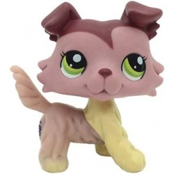 Action Figures Mini Pet Collie Dog Mauve & Yellow with Green Eyes 1723 Animal Toys $17.17 Action Figures