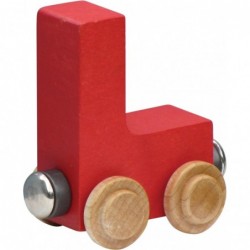 NameTrain Bright Letter Car L - Made in USA (Red) $16.69 Toy Vehicle Playsets