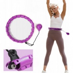 Weighted Hula Hoop for Adults and Kids Adjustable Hula Hoop for Weight-Loss Infinity Hoop Smart Weighted Hula Hoop with Plus ...