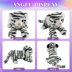 Light up Bengal Tiger Stuffed Animal Floppy LED Plush White Tiger Toy Night Lights Glow Pillow Birthday Gifts for Kids Toddle...