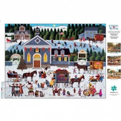 Charles Wysocki - Churchyard Christmas - 1000 Piece Jigsaw Puzzle $26.15 Jigsaw Puzzles