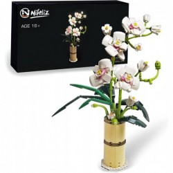 Orchid Plant Decor Flowers Bouquet Building Sets Flowers Bonsai Creative Building Project for Adults Artificial Flower New 20...