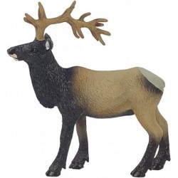 Elk - 1:20 Scale - Hand Painted - Hunting Toys - Wild Animal Figurines - Animal Toys - Plastic $23.61 Kids' Play Animal Figures