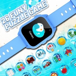 Kids Waterproof Smart Watch Boys Girls Age 3-12 with 26 Game 1.44'' HD Touch Screen Music Player Camera Video Recorder 12/24 ...