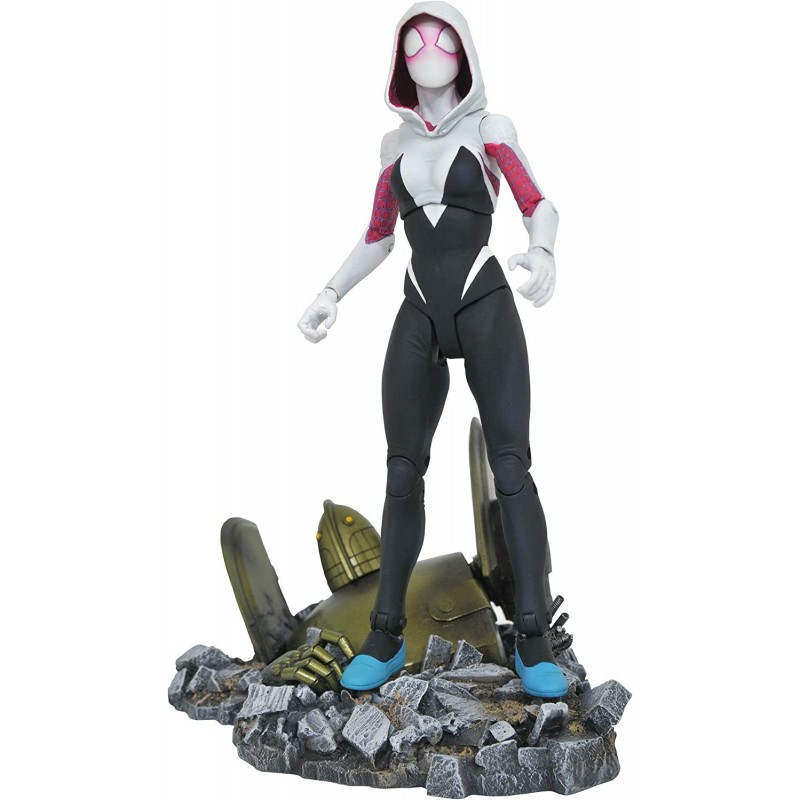 Marvel Select Spider-Gwen Action Figure Brown $68.39 Action Figures