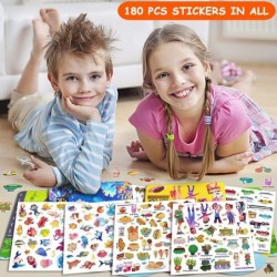 Sticker Books for Kids 2 3 4 5 Reusable Sticker Books for Toddlers Static Sticker Activity Book Learning Toys Window Clings f...