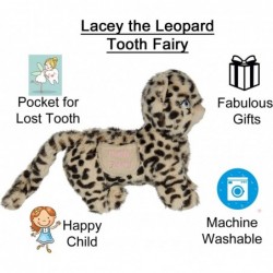 | Lacey The Leopard Tooth Fairy Pillow Stuffed Animal Plush Doll with Pocket | Perfect Loose Tooth Gift for Daughter Son Gran...