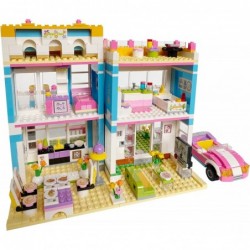 1049 Pieces Friends House Building Kit Family Friends House Building Blocks Sets Creative DIY Role-Playing Construction Toys ...