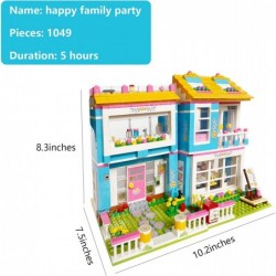 1049 Pieces Friends House Building Kit Family Friends House Building Blocks Sets Creative DIY Role-Playing Construction Toys ...