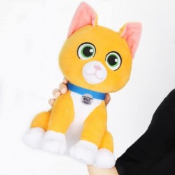 Movie Sox Cat Plush Doll Pet Toy Cure Yellow Kitten Stuffed Plushie Figure Cute Animal Desktop Decor Halloween Cosplay Props ...