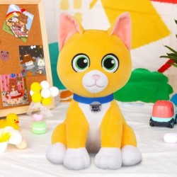 Movie Sox Cat Plush Doll Pet Toy Cure Yellow Kitten Stuffed Plushie Figure Cute Animal Desktop Decor Halloween Cosplay Props ...