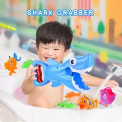 Bath Toys Baby Bath Essentials Fishing Pole Games Swimming Shark Grabber Water Table Pool Bath Time Infant Bathtub Toy Set No...