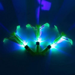 Rocket Slingshot Helicopters with LED Lights 6 Pcs Helicopters 2 Pcs Launchers Toy for Kids-Upgraded $18.32 Flying Toys