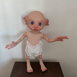 17 Inch Handmade Reborn Elf Baby Fairy Doll Girl Reborn Fantasy Art Collectible Angel Baby Dolls $87.23 Dolls