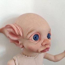 17 Inch Handmade Reborn Elf Baby Fairy Doll Girl Reborn Fantasy Art Collectible Angel Baby Dolls $87.23 Dolls