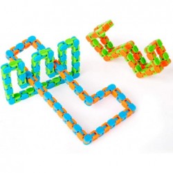 9 Pcs Wacky Tracks Snap and Click Finger Fidget Toys Sensory Gadget Snake Puzzle $16.20 Fidget Toys