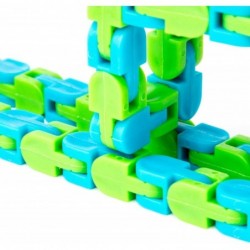 9 Pcs Wacky Tracks Snap and Click Finger Fidget Toys Sensory Gadget Snake Puzzle $16.20 Fidget Toys