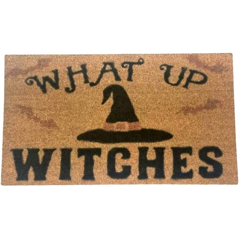 Dolls House Door Mat “What Up Witches” Halloween Miniature Hall Step Accessory $16.93 Dollhouse Accessories