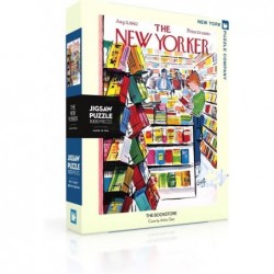 New Yorker The Bookstore - 1000 Piece Jigsaw Puzzle $48.32 Jigsaw Puzzles