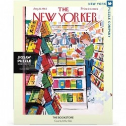 New Yorker The Bookstore - 1000 Piece Jigsaw Puzzle $48.32 Jigsaw Puzzles