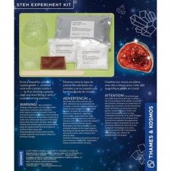 Crystal Geode STEM Experiment Kit | Grow a Beautiful Colorful Crystal Geode! | Explore Crystals Rocks & Minerals| 3-Language ...