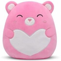 Bear Stuffed Animals Bear Plush with Love Pillow Toy 8” Kawaii Pink Teddy Bear Stuffed Bear Small Teddy Bear with Love Cute B...