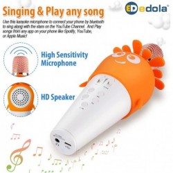 Kids Toys for Girls 3-8 Kids Karaoke Microphone for Singing Toddler Microphone Machine with Voice Changing & LED Bluetooth Mi...