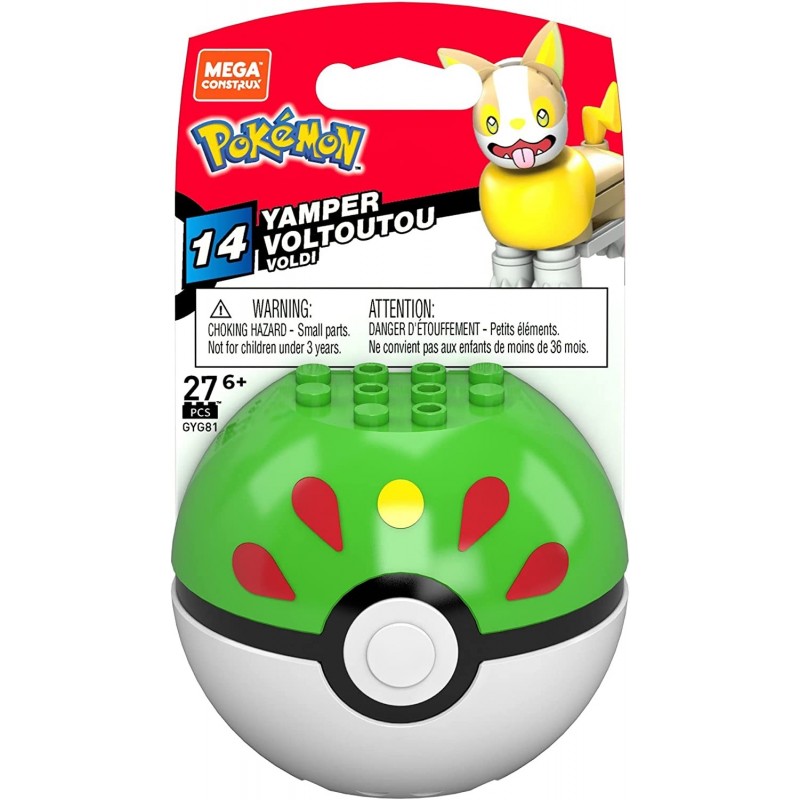 Pokemon Yamper Poke Ball Building Set $30.20 Toy Building Sets