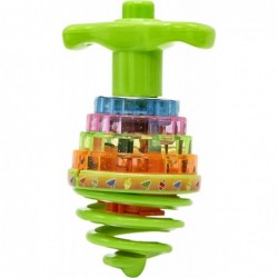 Hanukkah Dreidel Musical Bouncing Light-Up Dreidel Hanukkah Toys - Assorted Colors $15.42 Novelty Spinning Tops