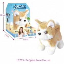 Battery Puppy Walking Barking Realistic Cute Stuffed Animal Dog Plush Electric Toy for Toddlers Girls Child(Akita) $24.66 Plu...