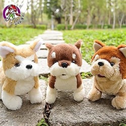 Battery Puppy Walking Barking Realistic Cute Stuffed Animal Dog Plush Electric Toy for Toddlers Girls Child(Akita) $24.66 Plu...