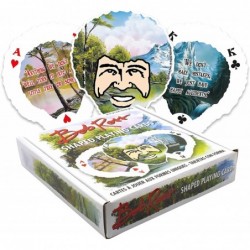 Bob Ross Playing Cards - Bob Ross Shaped Deck of Cards for Your Favorite Card Games - Officially Licensed Bob Ross Merchandis...