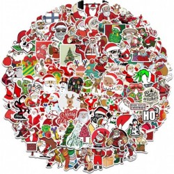 100pcs Christmas Stickers for Kids Cute Santa Claus Vinyl Waterproof Stickers Christmas Decals Decorations for Waterbottle La...