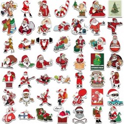 100pcs Christmas Stickers for Kids Cute Santa Claus Vinyl Waterproof Stickers Christmas Decals Decorations for Waterbottle La...