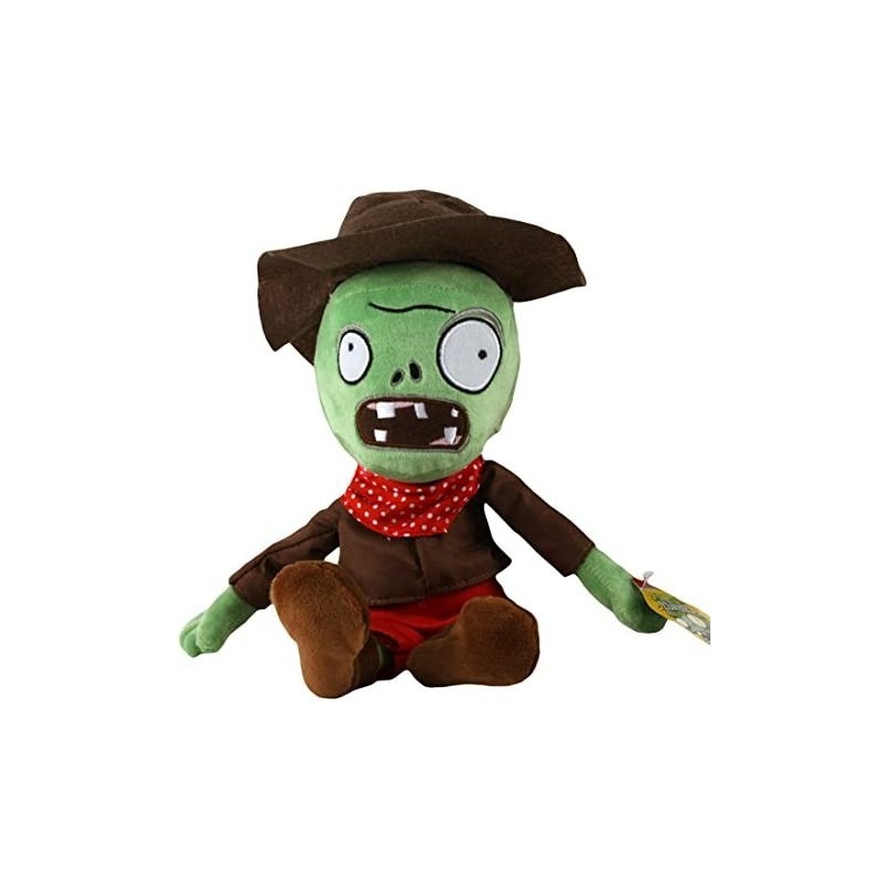 Cowboy Green Zombie Stuffed Doll Soft Figure Toy Great Birthday Gifts for Kids Fans $17.88 Plush Figure Toys