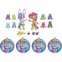 Smashin’ Fashion Party 2-Pack -- 30 Pieces Pinkie Pie and DJ Pon-3 Poseable Figures and Surprise Fashion Toy Accessories $33....