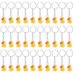 30Pcs Plastic Duck Keychains Duck Party Favors Cute 3D Duck Chains Mini Ducky Pendant Accessories Gift Party Favors $26.31 Ki...