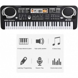 Kids Keyboard with Microphone Portable 61 Key Piano Keyboard Digital Piano Kids Keyboard for Beginners Electronic Piano with ...