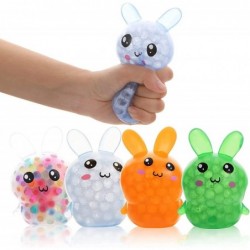 4 Pack Fidgets Silicone Bunny Decompression Toys Easter Basket Stuffers Stress Balls Animal Stress Balls Easter Gifts for Kid...