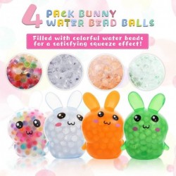 4 Pack Fidgets Silicone Bunny Decompression Toys Easter Basket Stuffers Stress Balls Animal Stress Balls Easter Gifts for Kid...