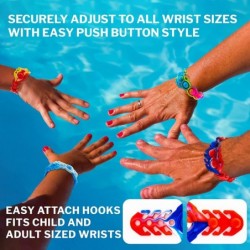 Pop It Bracelet Fidget Toy: Push Pop Its Fidget Bracelets for Kids. 6 Watch Bubble Wristband Popit Fidget Toys Pack. Best Bul...